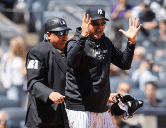 Baseball fan’s heckling gets New York Yankees manager ejected from game